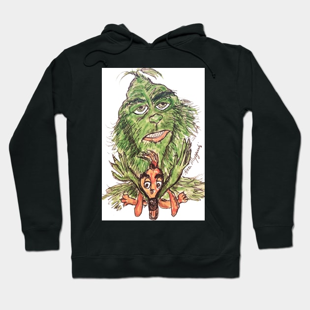 Benedict Cumberbatch The Grinch Hoodie by TheArtQueenOfMichigan 